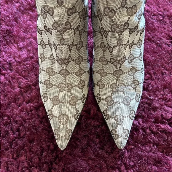 Gucci Monogram Boots - Picture 2 of 9